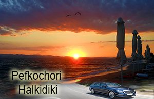 Airport taxi transfers to Kassandra Village Resort Pefkochori