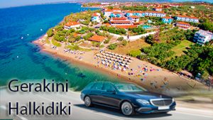 Flughafen taxi transfers fahrt nach Gerakini Chalkidiki