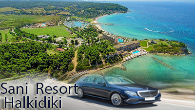 Airport Taxi Transfers to Sani Beach Hotel