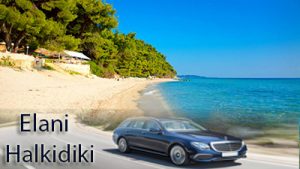 Flughafen taxi transfers fahrt nach Elani Chalkidiki