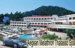 Διαδρομή μεταφοράς με ταξί από το αεροδρόμιο Θεσσαλονίκης προς το Aegean Melathron Χαλκιδικής