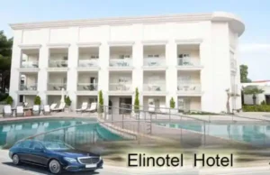 Taxi Transfer Route vom Flughafen Thessaloniki zum Elinotel in Hanioti, Chalkidiki