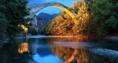 γέφυρα προς Μονή Παναγίας Στομίου